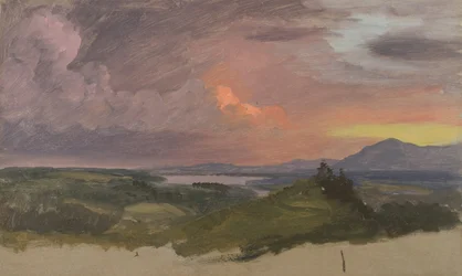 Sonnenuntergang im Hudson Valley